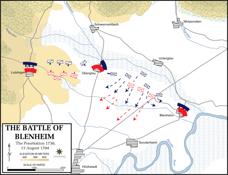 Battle of Blenheim - the Penetration (13th August 1704)