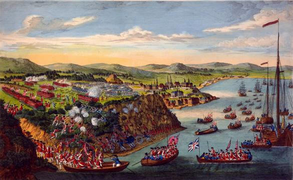Hervey Smith (1797), View of the taking od Quebec on 13th September 1759